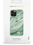 Mynd af iDeal iPhone 12 Pro Max Mint Swirl Marble Fashion Case