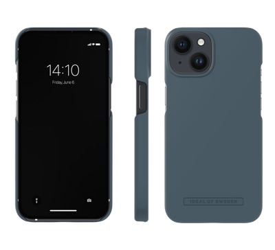 Mynd af iDeal iPhone 14 Seamless Case Midnight Blue