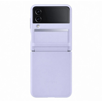 Mynd af Samsung Flip4 Flap Leather Cover Fjólublátt